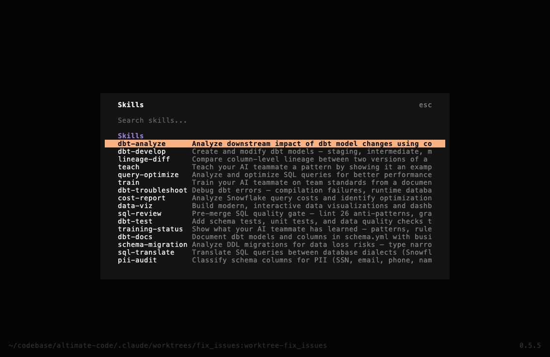 Skill Browser